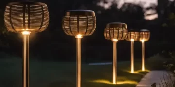 O artigo analisa a influência das lâmpadas solares em jardins, abordando sua funcionalidade e design. Com o aumento da conscientização ambiental, as lâmpadas solares surgem como uma solução prática e sustentável. O texto cobre a evolução histórica da tecnologia, suas vantagens, incluindo economia de energia e facilidade de instalação, além de explorar diferentes tipos de lâmpadas solares e suas aplicações estéticas. Também discute inovações futuras e a crescente popularidade das lâmpadas solares, enfatizando como elas podem transformar espaços ao ar livre em ambientes mais funcionais e atraentes.